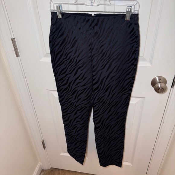 Rag & Bone Zebra Print High Rise Pull On Straight Leg Pants - Picture 2 of 11